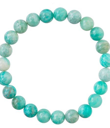 Amazonite Bracelet for Women Men's Gifts - Protection Healing Crystal Bracelet - 8mm Gemstone Beaded Adjustable