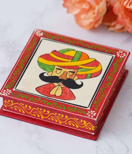 Rajasthani Wooden tea coaster